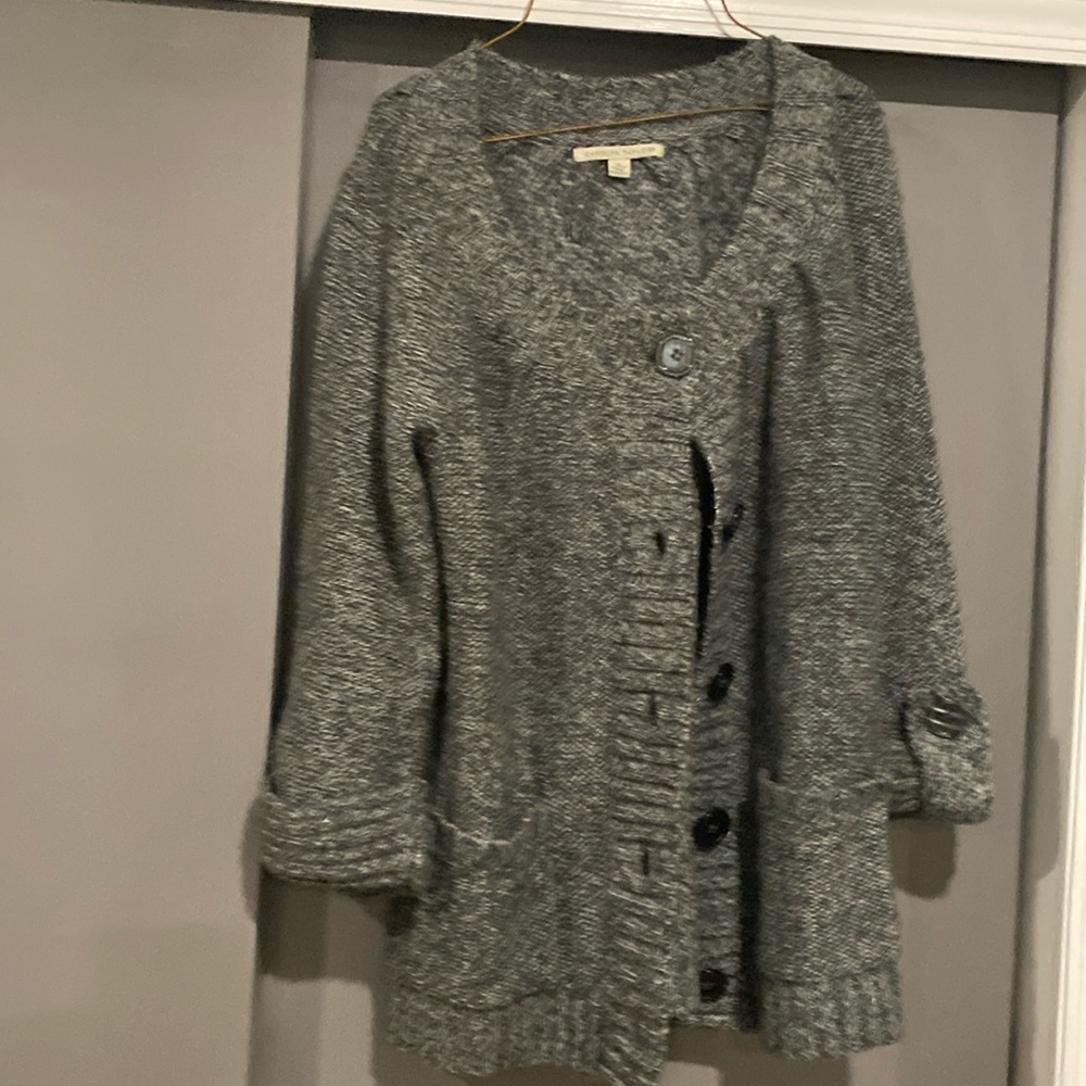 Carolyn Taylor gray sweater size M
